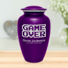 Game Over Cremation Urn - Purple Luster