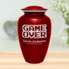 Game Over Cremation Urn - Ruby Red
