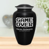 Game Over Cremation Urn - Jet Black