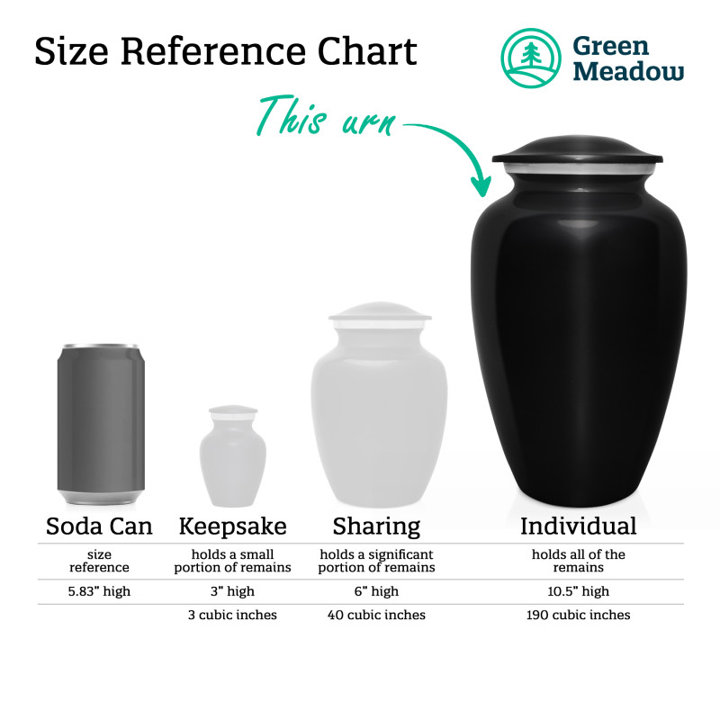 Game Over Cremation Urn - Jet Black
