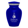 Boxing Gloves Keepsake Urn - Midnight Blue