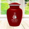 Boxing Gloves Sharing Urn - Ruby Red