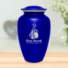 Boxing Gloves Cremation Urn - Midnight Blue