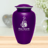 Boxing Gloves Cremation Urn - Purple Luster