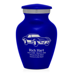 Roadster Keepsake Urn - Midnight Blue