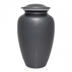 Gunmetal Gray Cremation Urn