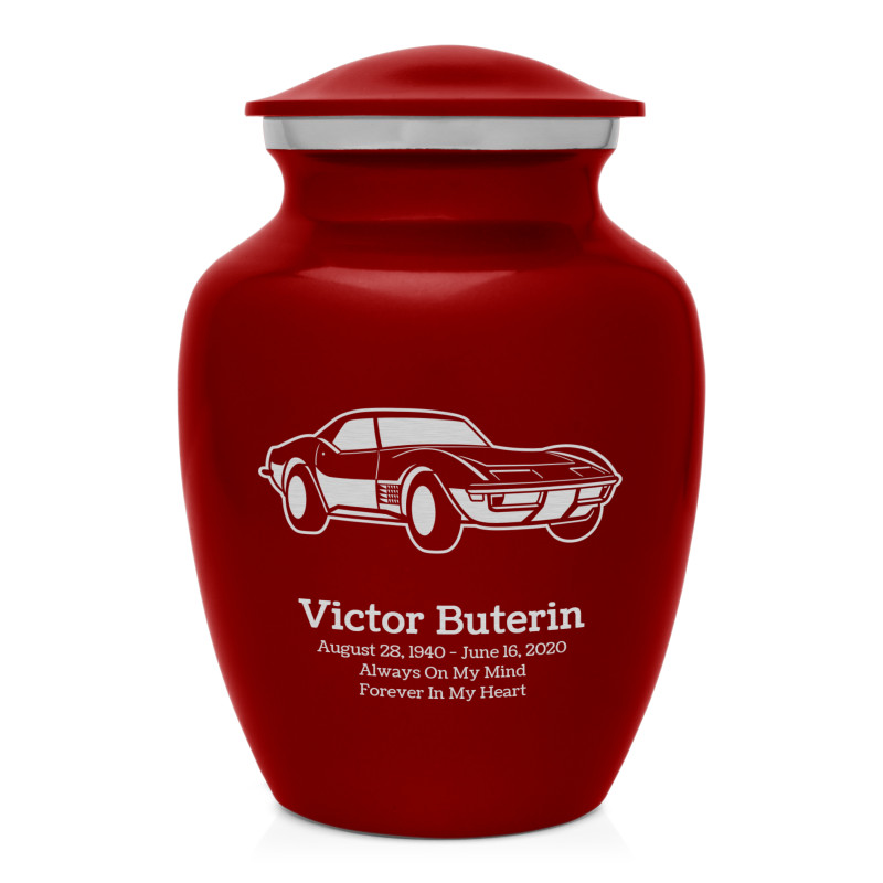 Roadster Sharing Urn - Ruby Red