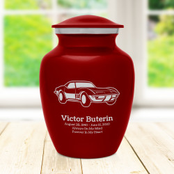 Roadster Sharing Urn - Ruby Red