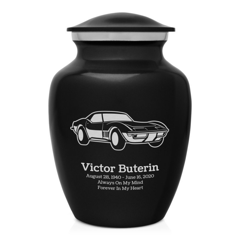 Roadster Sharing Urn - Jet Black