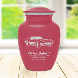 Roadster Sharing Urn - Rose Pink