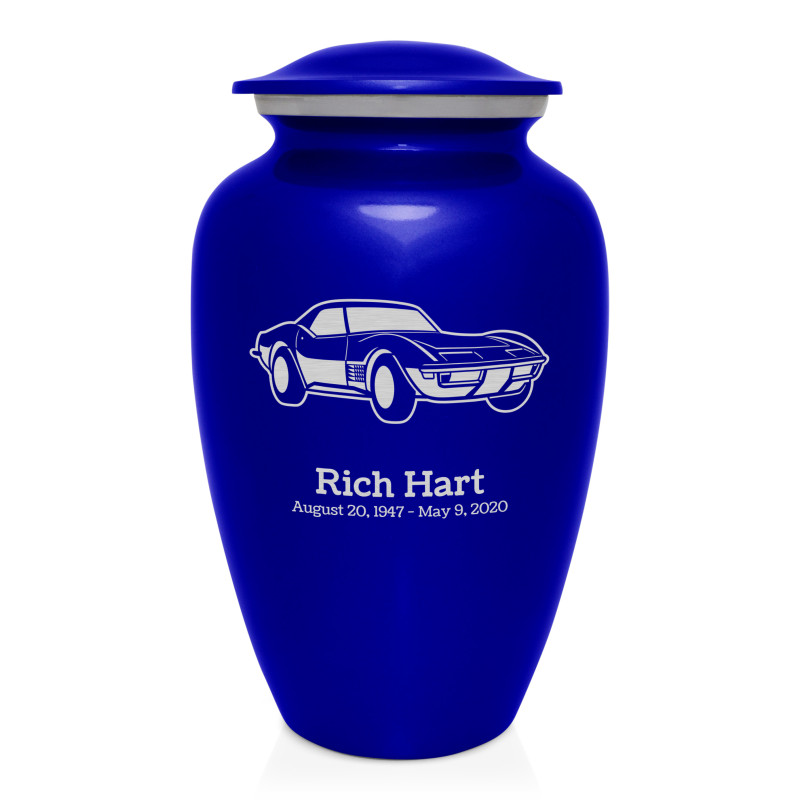 Roadster Cremation Urn - Midnight Blue