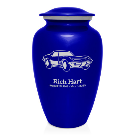 Roadster Cremation Urn - Midnight Blue