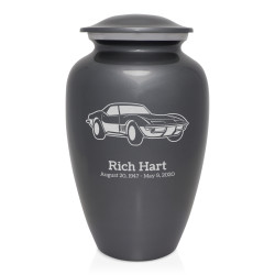 Roadster Cremation Urn - Gunmetal Gray