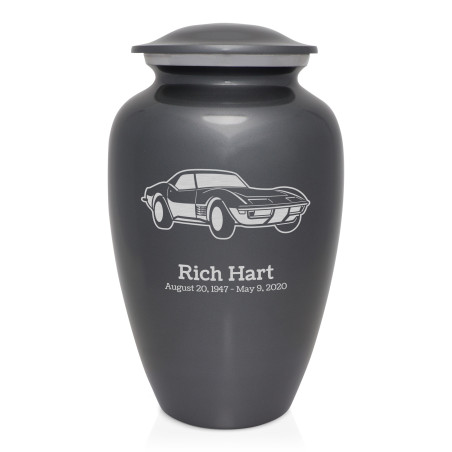 Roadster Cremation Urn - Gunmetal Gray