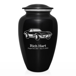 Roadster Cremation Urn - Jet Black