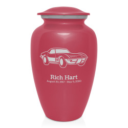 Roadster Cremation Urn - Rose Pink