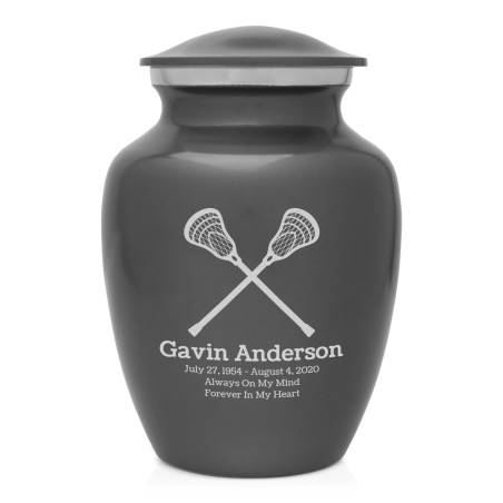 Lacrosse Sharing Urn - Gunmetal Gray