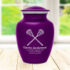 Lacrosse Sharing Urn - Purple Luster