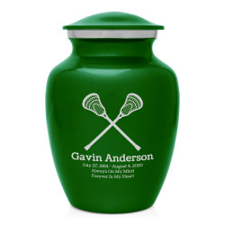 Lacrosse Sharing Urn - Shamrock Green