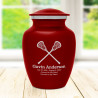 Lacrosse Sharing Urn - Ruby Red