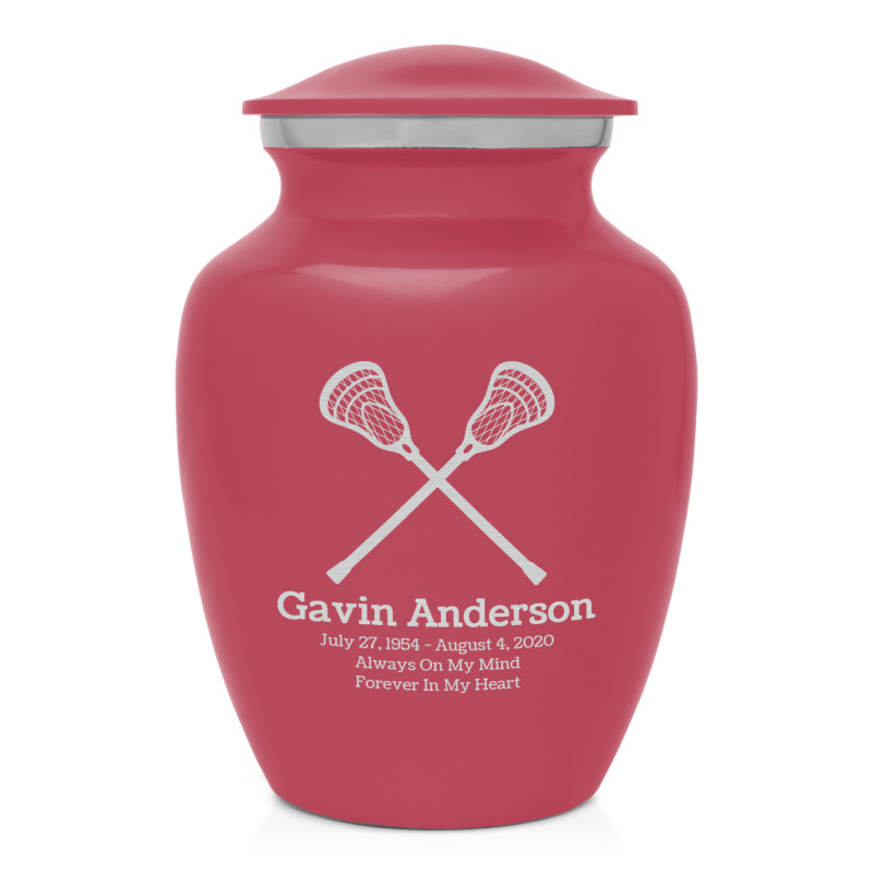 Lacrosse Sharing Urn - Rose Pink