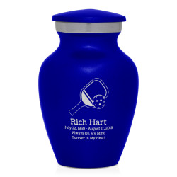 Pickleball Keepsake Urn - Midnight Blue