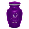Pickleball Keepsake Urn - Purple Luster