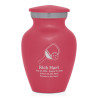 Pickleball Keepsake Urn - Rose Pink