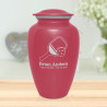 Pickleball Cremation Urn - Rose Pink