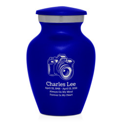 Camera Keepsake Urn - Midnight Blue