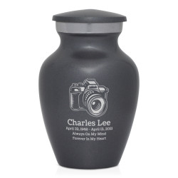 Camera Keepsake Urn - Gunmetal Gray