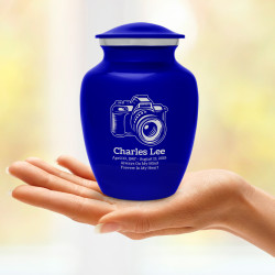 Camera Sharing Urn - Midnight Blue