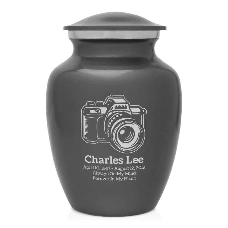 Camera Sharing Urn - Gunmetal Gray
