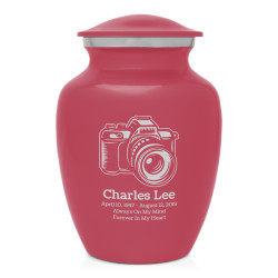 Camera Sharing Urn - Rose Pink