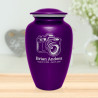 Camera Cremation Urn - Purple Luster