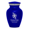Bicycle Crank Keepsake Urn - Midnight Blue