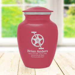 Bicycle Crank Sharing Urn - Rose Pink