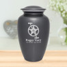 Bicycle Crank Cremation Urn - Gunmetal Gray