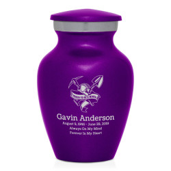 Miner Keepsake Urn - Purple Luster