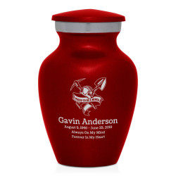 Miner Keepsake Urn - Ruby Red