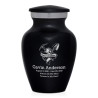 Miner Keepsake Urn - Jet Black