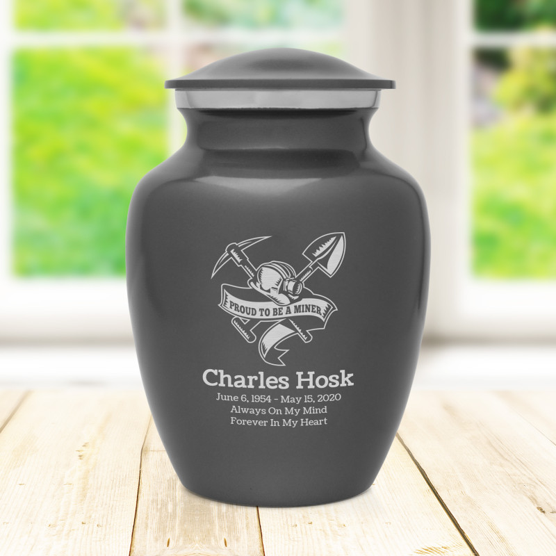 Miner Sharing Urn - Gunmetal Gray