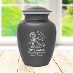 Dragon Sharing Urn - Gunmetal Gray