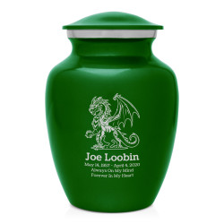 Dragon Sharing Urn - Shamrock Green