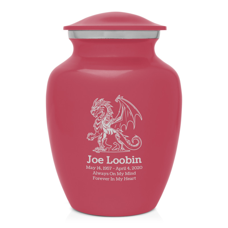 Dragon Sharing Urn - Rose Pink