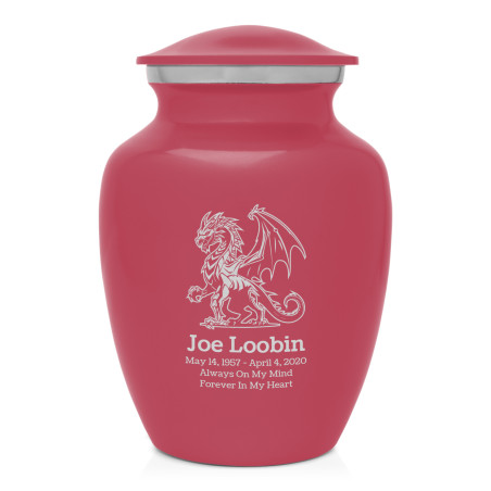Dragon Sharing Urn - Rose Pink