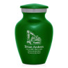 Excavator Keepsake Urn - Shamrock Green