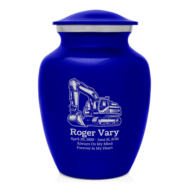 Excavator Sharing Urn - Midnight Blue