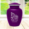Excavator Sharing Urn - Purple Luster