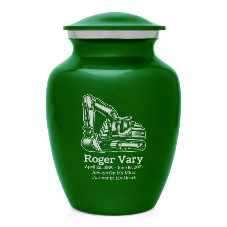 Excavator Sharing Urn - Shamrock Green